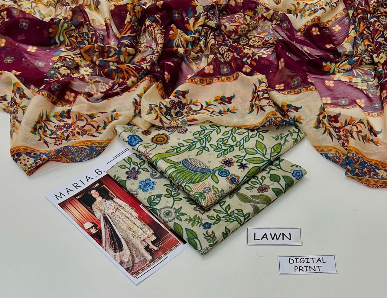 Maria b , lawn  3pc 90/88