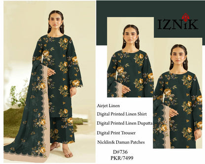 PATCHES LINEN WITH LINEN DUPATTA